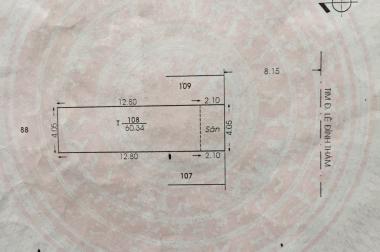 bán nhà 7.7 tỷ, 4.05x15m 3 tấm mặt tiền đường lê đình thám, phường tân quý