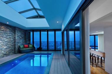 Cho thuê căn hộ penthouse IPH 300m2 bể bơi trong nhà full nội thất