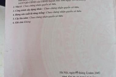 Bán đất tại Thôn Thanh Huệ, Xã Đức Hoà, Sóc Sơn, Hà Nội