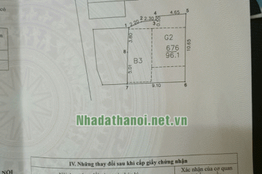 Chính chủ bán 2 nhà, số 3 ngõ 270 Ngọc Lâm, Quận Long Biên, Hà Nội