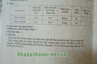 Chính chủ bán 2 nhà, số 3 ngõ 270 Ngọc Lâm, Quận Long Biên, Hà Nội