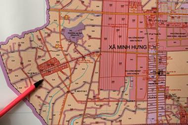 Cần bán lô đất ấp 5 Minh Hưng, Chơn Thành, Bình Phước.