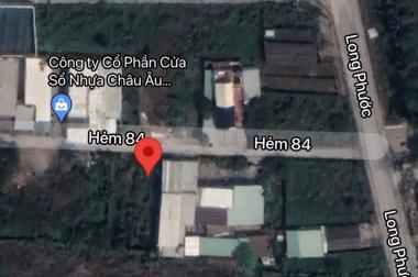 Bán gấp đất hẻm xe hơi 84 Long Phước, P. Long Phước, TP. Thủ Đức