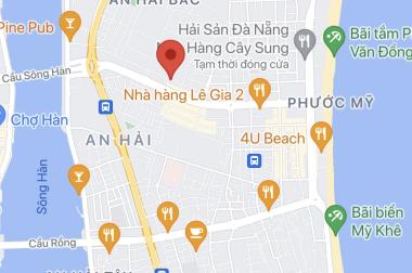 Bán lô đất đối lưng Phạm Văn Đồng mặt tiền đường Lý Thánh Tông, Quận Sơn Trà. DT: 99m2, gần biển