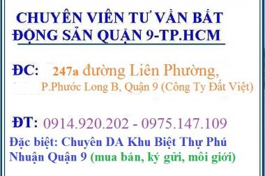 Bán đất nền dự án Quận 9, tp Thủ Đức, KDC Sở Văn Hóa Thông Tin, Dt: 100m2, giá 69tr/m2