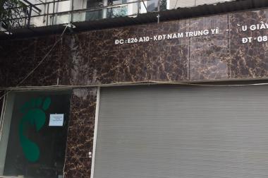 Cho thuê nhà  liền  kề Nam Trung Yên	  Dt 80m, 4 tầng, mt 7m Giá:28tr/th.LH-0968.810.861