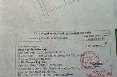 Chính chủ cần bán nhà ngõ 128/23 số 16 tổ 5 Yên Nghĩa, Quận Hà Đông, Hà Nội