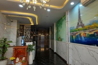 Khách sạn MT đường số 5, Bình Hưng Hòa, Bình Tân, 60m2, 5 tầng, thang máy. Ninh mặt tiền.
