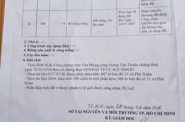 Bán nhà mặt tiền Huỳnh Tấn Phát,Phú Xuân,Nhà Bè.(4x21m)- Giá 5,2 tỷ