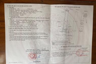 Chính chủ cần bán nhà 1 trệt 2 lầu tại P 1 – Q.Bình Thạnh