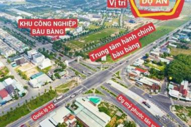 75m2 thổ cư sổ hồng sẵn ngay trung tâm hành chính huyện Bàu Bàng tỉnh Bình Dương.
