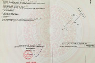 380tr-Đất vườn ngang 5 dài 32 tại Đức Tân -Tân trụ - Long An