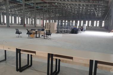 Cho thuê kho, xưởng đạt tiêu chuẩn DT 500m2 - 10.000m2 quận Long Biên, HN. Xe cont lùi tận kho