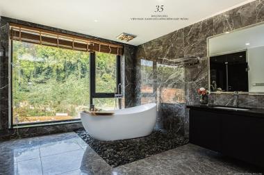 Dinh thự nghỉ dưỡng view đồi phong đỏ và suối nước Ba Vì. Bàn giao Full nội thất. bể bơi riêng