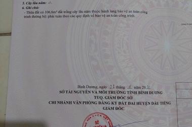 Cần bán đất đường 715, xã Định Hiệp, huyện Dầu Tiếng, tỉnh Bình Dương.