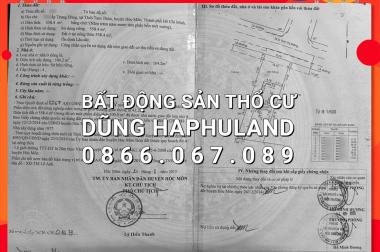 Đón đầu Hóc Môn lên Quận. 559m2 đất mặt tiền Nguyễn Thị Ngâu, Hóc Môn.