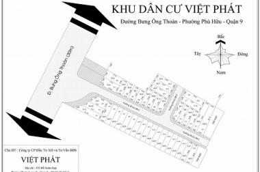 CẦN BÁN ĐẤT MẶT TIỀN ĐƯỜNG BƯNG ÔNG THOÀN, PHÚ HỮU, QUẬN 9