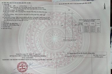 Bán lô đất gần sát dự án của VINHOME Cam Lâm