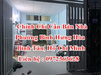 Bán Nhà Nguyên Căn Phường Bình Hưng Hòa, Bình Tân, Hồ Chí Minh