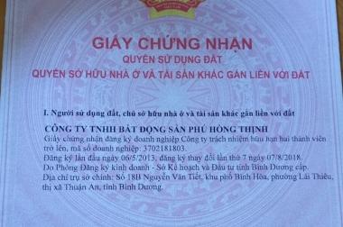 Cần Tiền Bán Gấp Lô Đất KDC Phú Hồng Thịnh 8 - Tp.Thuận An - Bình Dương