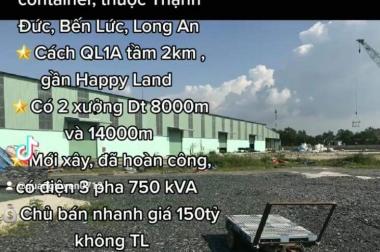 [LONG AN] Hàng ngon giá rẻ !!! bán nhà xưởng ĐT 816 – X.thạnh đức – H.bến lức - dt: 2ha - giá 150 tỷ.