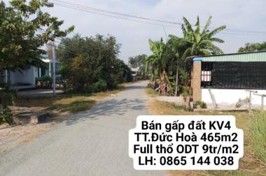 Đất nền mặt tiền TT.Đức Hòa Long An Thổ cư Sổ sẵn