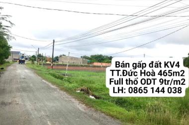 Đất nền mặt tiền TT.Đức Hòa Long An Thổ cư Sổ sẵn