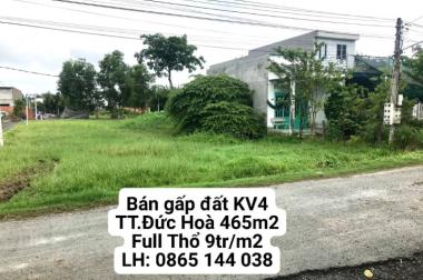 Đất nền mặt tiền TT.Đức Hòa Long An Thổ cư Sổ sẵn