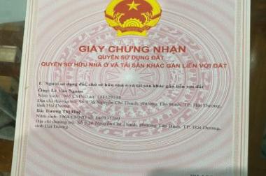 Chính chủ cần bán gấp nhà tại số 9 ngõ 36 , Nguyễn Chí Thanh, Tân Bình, Hải Dương