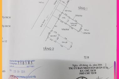 Q12.368. NHÀ TÂN THỚI HIỆP Q12, HXH 6M ĐỐI DIỆN CA QUẬN, DT.56M2, 2 TẦNG, NHỈNH 4 TỶ.