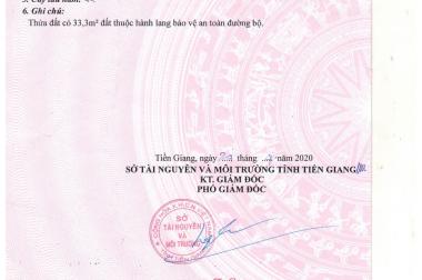 Chính chủ cần bán đất vị trí đẹp tại tỉnh Tiền Giang