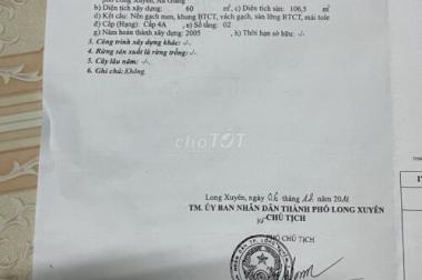 Chính chủ cần bán nhà và đất tại Đường Ấp Chiến Lược, Phường Bình Đức, Thành phố Long Xuyên, An