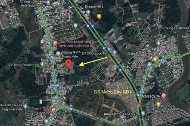 Bán đất nền Phước Kiển Nhà Bè , liền kề dự án Metro GS City , giá 68triệu/m2 - 0902349965 