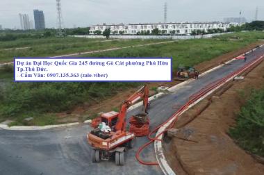 Bán đất đại học Quốc Gia 245 Phú Hữu đường Ghò Cát Phường Phú Hữu Quận 9 Vị trí đẹp giáp Melosa KĐ .