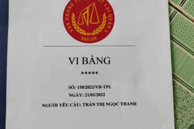 BÁN NHÀ SỐ B6/1, ẤP 2, QUY ĐỨC, BÌNH CHÁNH, HCM GIÁ 1,35 TỶ NHÀ VI BẰNG