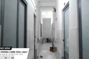 CHDV Thang máy, DTSD 1337m H  xe tải ,  52 phòng  HĐT 210 Triệu- Quang Trung