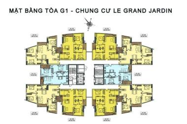 Bán căn hộ tầng trung tòa G1 Le Grand Jardin 85M 4 tỷ Full nội thất về ở ngay 0969568293