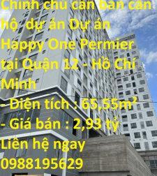 Chính chủ cần bán căn hộ dự án Dự án Happy One Permier Thạnh Lộc vị trí đẹp tại Quận 12 – Hồ Chí