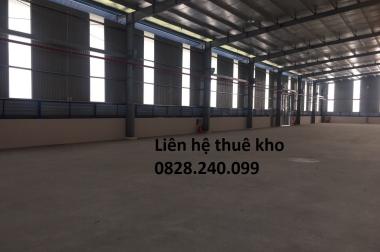 Cho thuê kho xưởng, diện tích 1500m2, kho chung, kho riêng