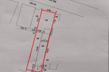 Nhỉnh 400 triệu/m2 sở hữu nhà mặt phố Trích Sài 160m2 mặt tiền 6m giá 62 tỷ, sổ vuông đẹp