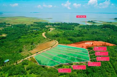 Đất có sổ, mặt tiền đường, view Hồ Trị An giá chỉ 1 triệu/m2