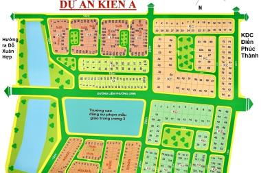 Bán đất nền lô góc đối diện công viên, diện tích 222m2 tại KDC Kiến Á quận 9, TPHCM