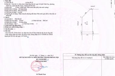 Chính chủ bán nhà LK phố Vĩnh Tuy, Hai Bà Trưng; 12,5 tỷ; 0987908668