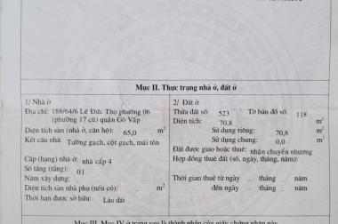  Bán nhà góc 2MT Lê Đức Thọ, P.6, Gò Vấp: 7,5 x 10, giá 10,5 tỷ
