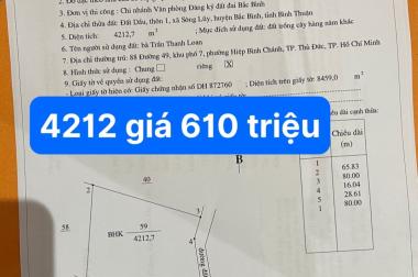 2 lô đất nhỏ liền kề nhau giá chỉ 272 triệu/ lô – Cạnh KDL safari Bình Thuận -	2.177m2 giá 272 triệu