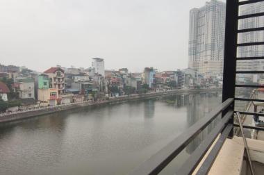 Nhà đẹp view hồ, Ngọc Lâm-Long Biên 65m x 5tầng, kinh doanh, ôtô tránh