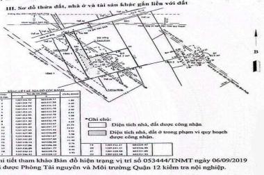 ﻿BÁN đất tặng BIỆT THỰ sân vườn Đường T15 Q.12, 1 trệt 1 lầu, 355m2, ngan 17.5x20, chỉ 6.8 Tỷ