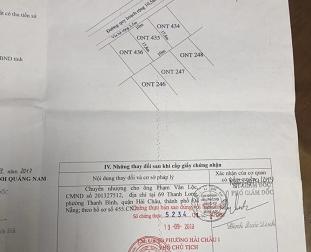 Bán đất đường Bến Trễ 7, xã Cẩm Hà, Hội An, Quảng Nam; 2,7tỷ; 0935094939
