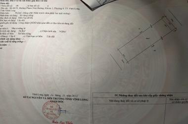 BÁN NHÀ, HẺM ÔTÔ, PHƯỜNG 4, TP VĨNH LONG
