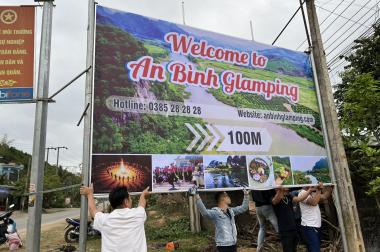 ANH CHỊ T CHỈ HƠN 1 TỶ SỞ HỮU THỬA ĐẤT BÁM SÔNG BÔI, NẰM TRONG KHU NGHỈ DƯỠNG AN BÌNH GLAMPING K